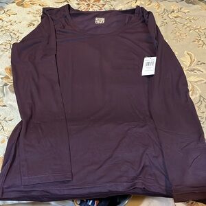 32 DEGREES HEAT Gray Long Sleeve T-Shirt Size L Stretch Round Neck Base Layer